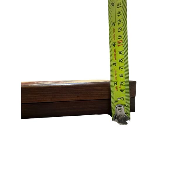 christmas Hand Painted Ukrainian kissing Gnomes Wooden Box Signed Folk Art - Picture 7 of 10